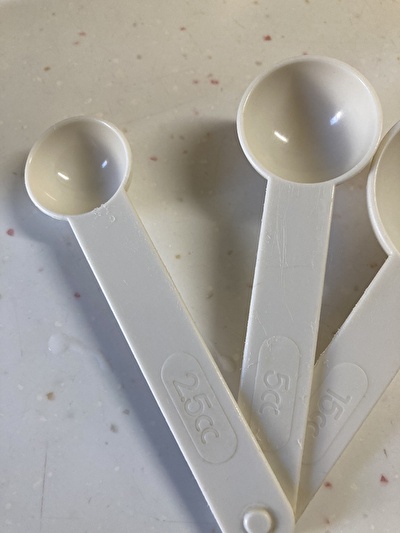 茶さじと小さじ