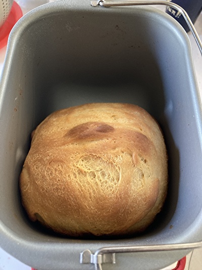 大豆粉のパン焼き上がり