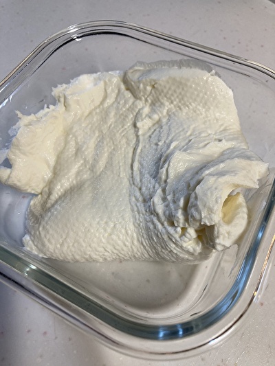 水切りヨーグルト完成